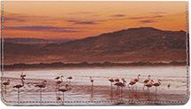 Sunset Flamingos