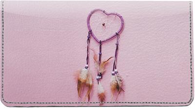 Unique Dreamcatchers Leather Checkbook Cover