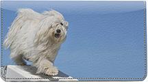 Active Maltese Leather Checkbook Cover