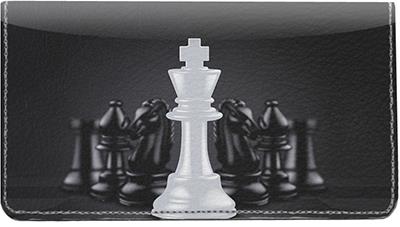 Chess King Leather Checkbook Cover
