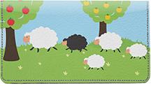 Black Sheep Leather Checkbook Cover