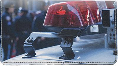 On Duty Leather Checkbook Cover
