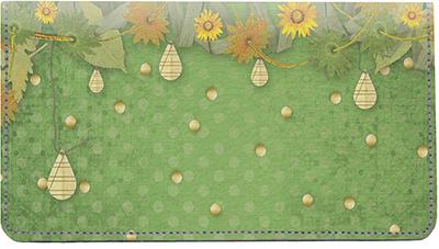 Fancy Scrapbooking Leather Checkbook Cover