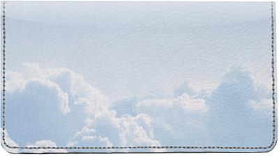 Cloudscape Leather Checkbook Cover