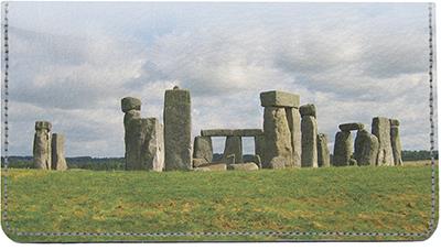 Stonehenge Leather Checkbook Cover