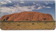 Ayers Rock Leather Checkbook Cover