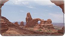 Arches National Park Leather Checkbook Cover