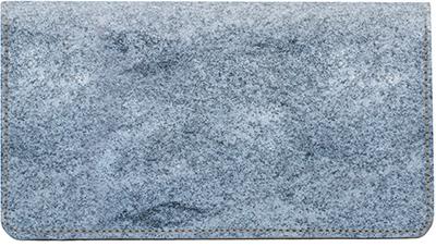 Granite Leather Checkbook Cover