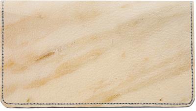 Marble Leather Checkbook Cover