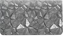 Coal Leather Checkbook Cover