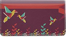 Origami Leather Checkbook Cover