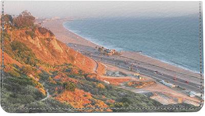 California Coast Leather Checkbook Cover