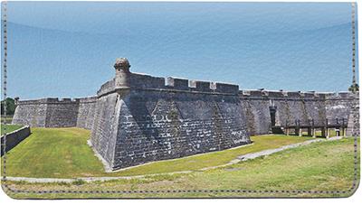 St. Augustine Leather Checkbook Cover