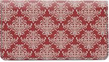 Baroque Leather Checkbook Cover