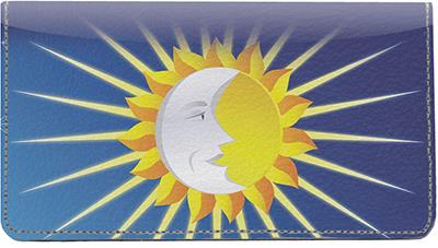 Night and Day Leather Checkbook Cover