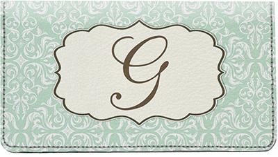 Vintage Monogram G Leather Checkbook Cover