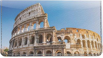 Rome Leather Checkbook Cover