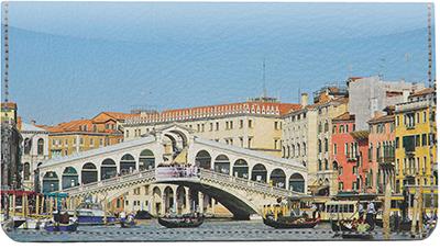 Venice Leather Checkbook Cover