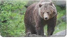 Bears Leather Checkbook Cover