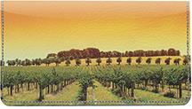 American Landscapes Leather Checkbook Cover