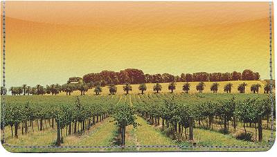 American Landscapes Leather Checkbook Cover