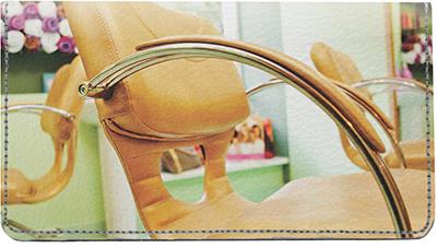 Salon Professionals Leather Checkbook Cover