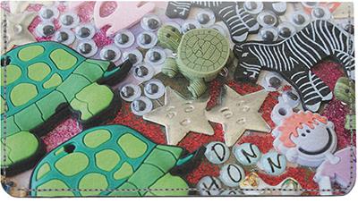 Scrapbooking Leather Checkbook Cover