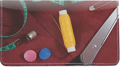 Sewing Leather Checkbook Cover