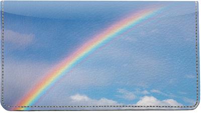 Scenic Skies Leather Checkbook Cover