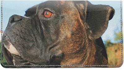Boxers Leather Checkbook Cover