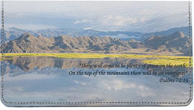 Kingdom Blessings Leather Checkbook Cover