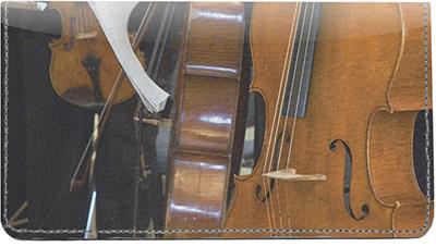 Classical Music Leather Checkbook Cover