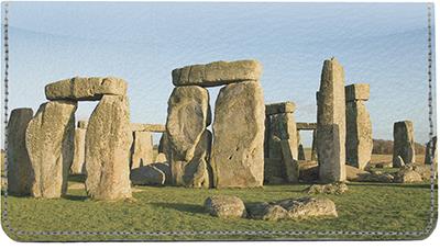 Sights Of England Leather Checkbook Cover
