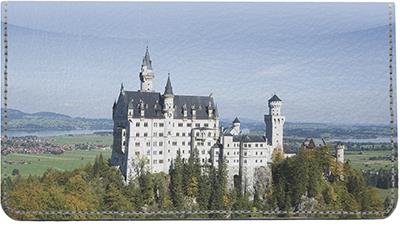 Sights of Germany Leather Checkbook Cover