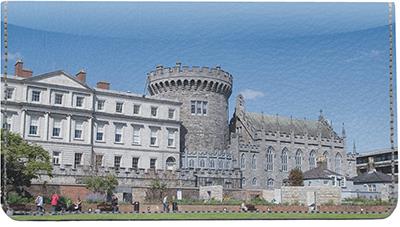Sights of Ireland Leather Checkbook Cover