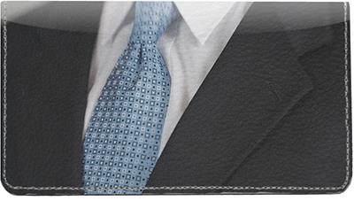 Life of Men Leather Checkbook Cover