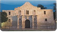 American Landmarks II Leather Checkbook Cover