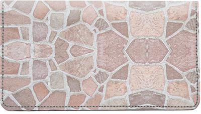 Stone Wall Leather Checkbook Cover