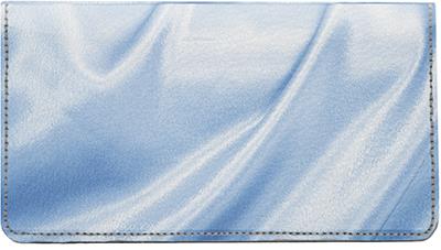 Velvet Leather Checkbook Cover