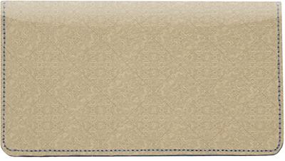 Wooden Textures Leather Checkbook Cover