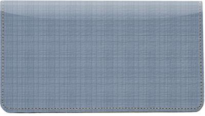Subtle Stripes Leather Checkbook Cover