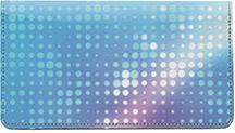 Abstract Dots Leather Checkbook Cover
