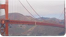 American Landmarks III Leather Checkbook Cover
