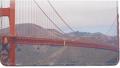 American Landmarks III Leather Checkbook Cover