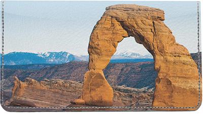 National Parks III Leather Checkbook Cover
