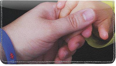 Children of Autism Leather Checkbook Cover