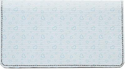 More Hearts Leather Checkbook Cover