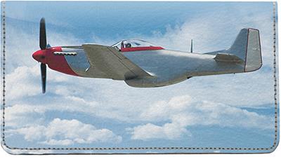Air Force Classic Planes Leather Checkbook Cover
