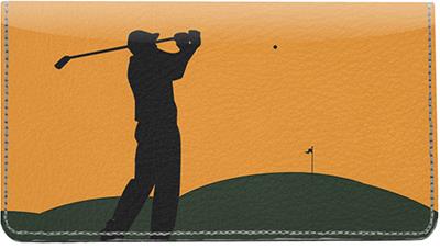 Dawn Patrol Leather Checkbook Cover