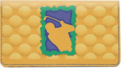 The Back Nine Leather Checkbook Cover